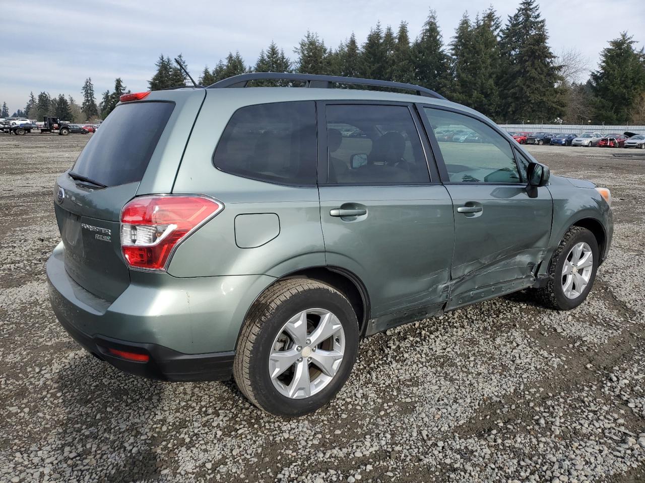 2014 Subaru Forester VIN JF2SJAEC9EH526734 Copart auction photo, side damage thumbnail 3