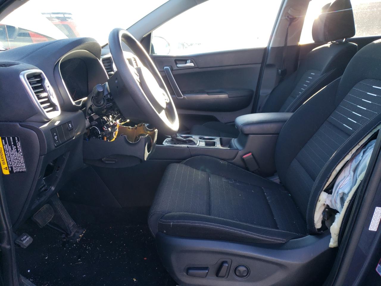2019 KIA Sportage VIN KNDPMCAC2K7548945 Copart auction photo, vandalism / front end damage thumbnail 7