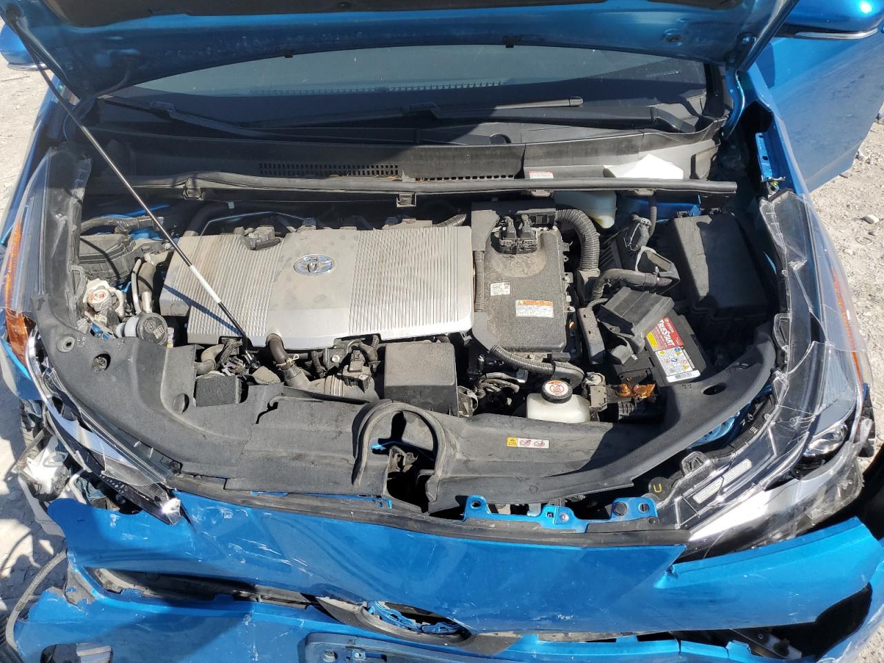 2021 Toyota Prius VIN JTDKAMFU6M3137083 Copart auction photo, front end damage thumbnail 13