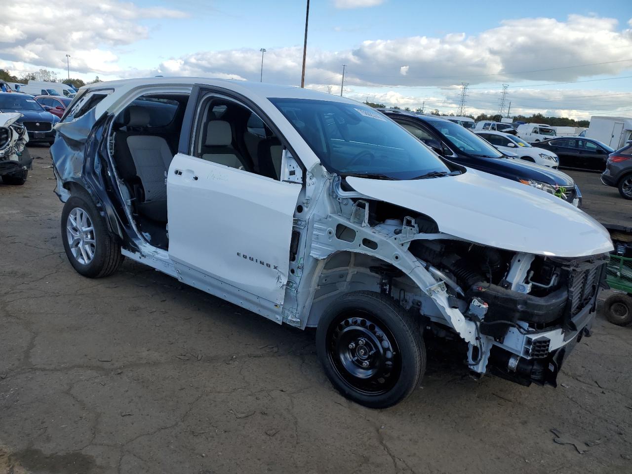 2023 Chevrolet Equinox VIN 3GNAXHEGXPL216284 Copart auction photo, stripped damage thumbnail 4