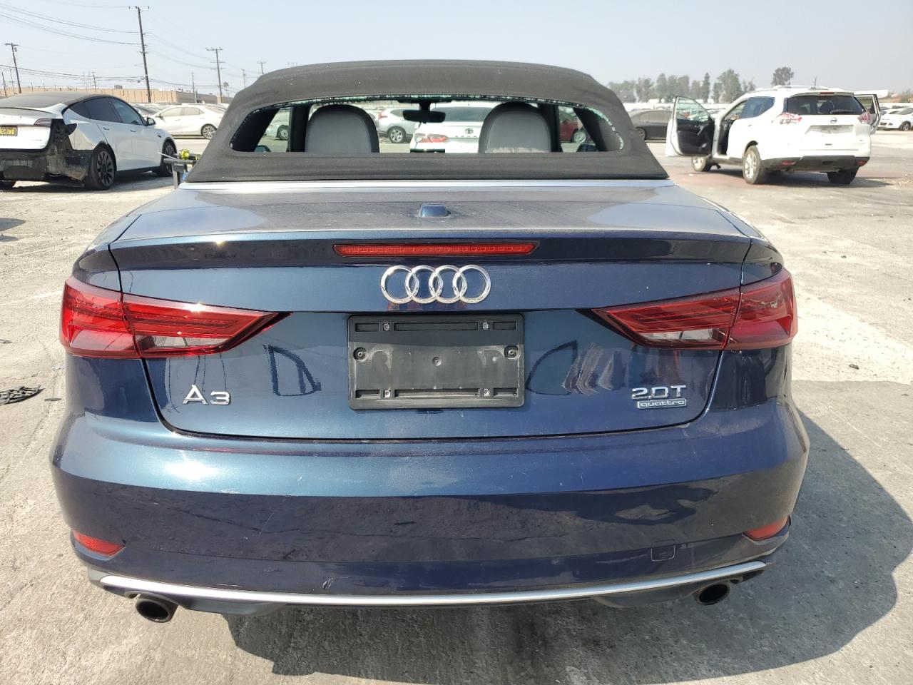 2018 Audi A3 VIN WAU78LFF5J1004476 Copart auction photo, vandalism damage thumbnail 6