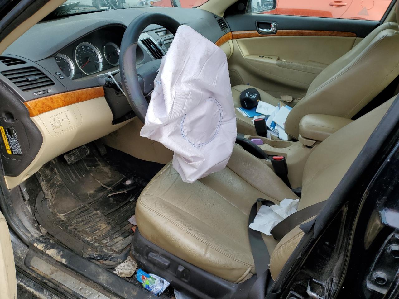 2009 Hyundai Sonata VIN 5NPEU46C49H515859 Copart auction photo, front end damage thumbnail 7