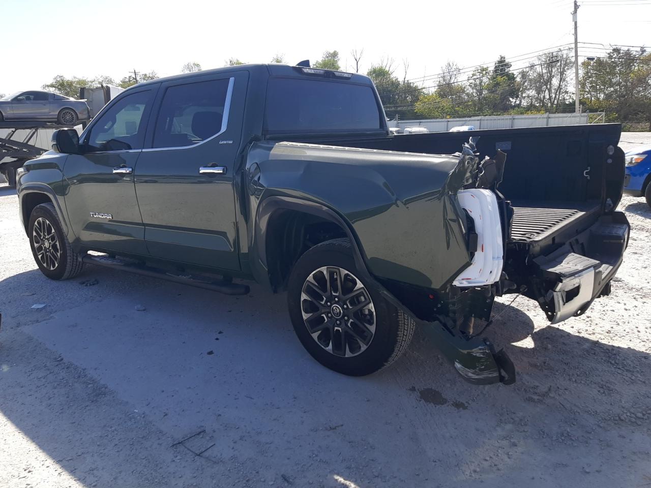 2023 Toyota Tundra VIN 5TFJA5DB6PX097605 Copart auction photo, rear end damage thumbnail 2