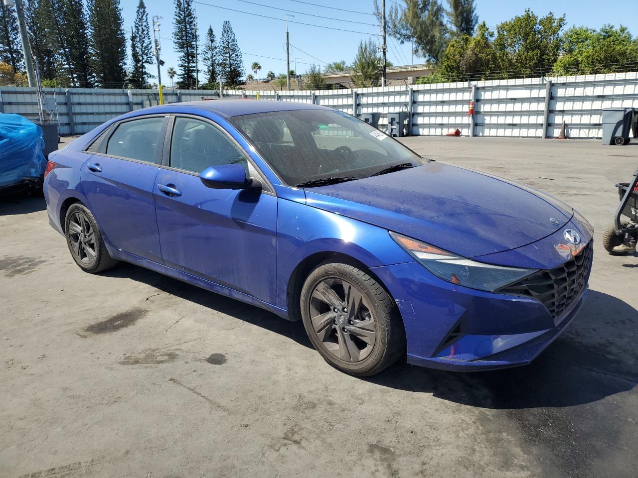 2021 Hyundai Elantra VIN 5NPLM4AG5MH006552 Copart auction photo, minor dent/scratches damage thumbnail 4