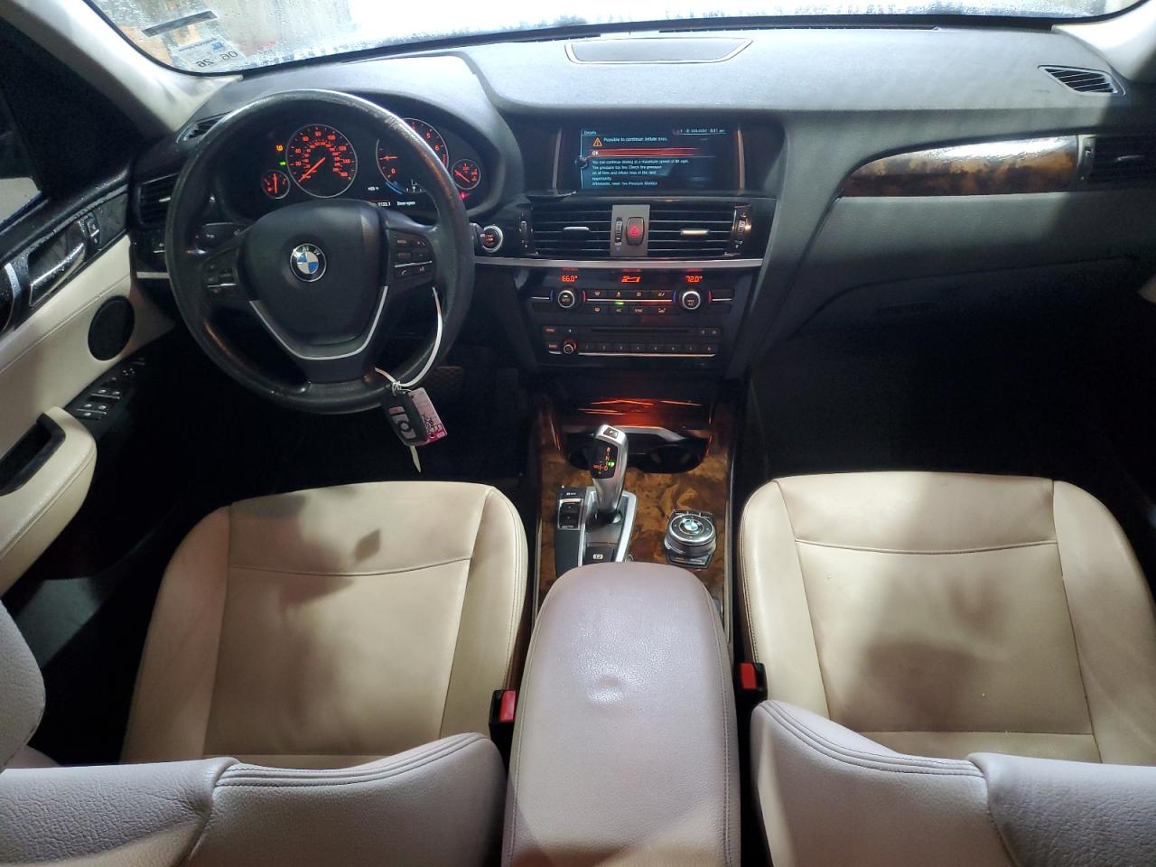 2017 BMW X3 VIN 5UXWZ7C30H0V93352 Copart auction photo, front end / side damage thumbnail 8