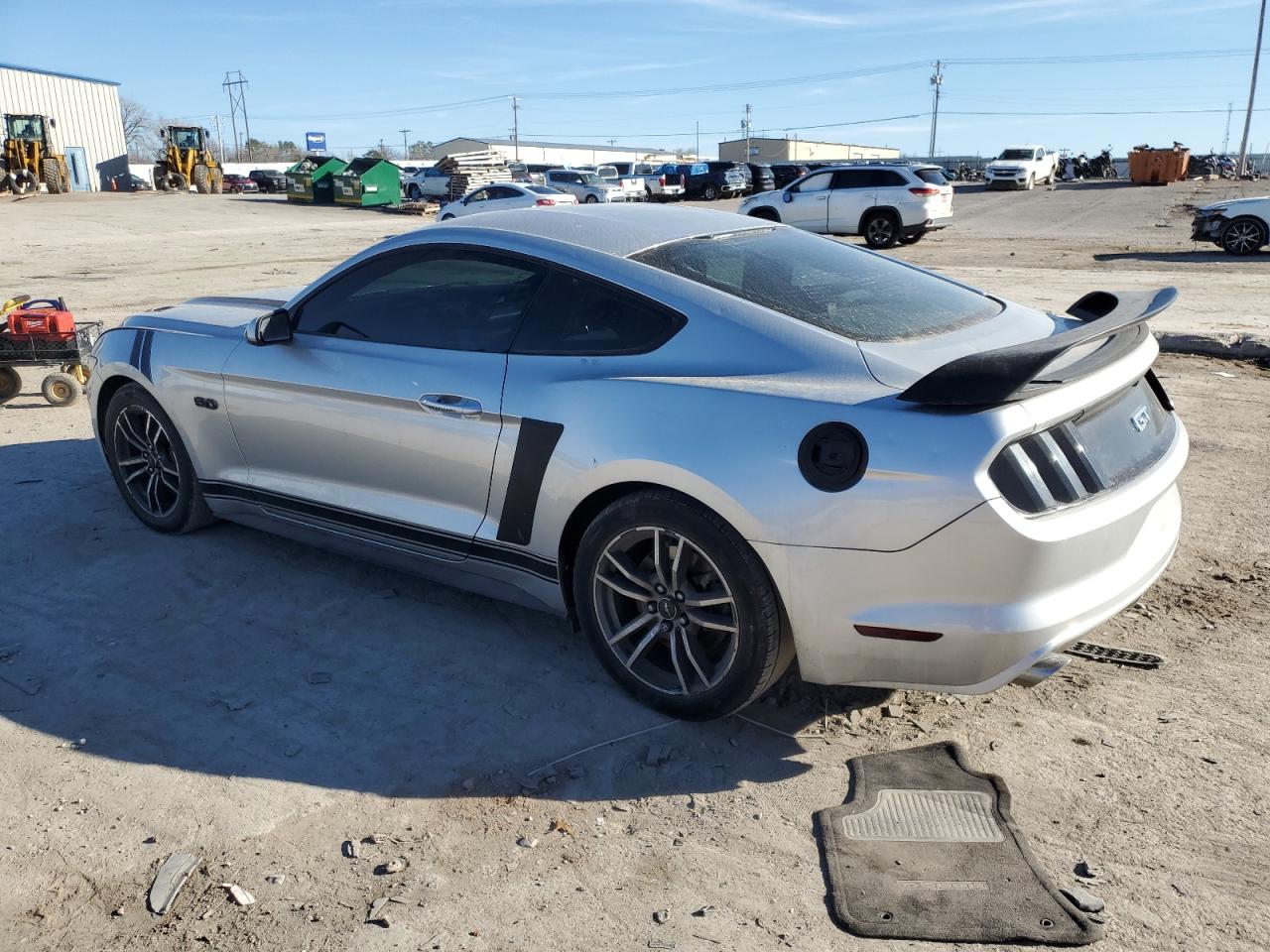 2017 Ford Mustang VIN 1FA6P8CF0H5316796 Copart auction photo, front end / hail damage thumbnail 2