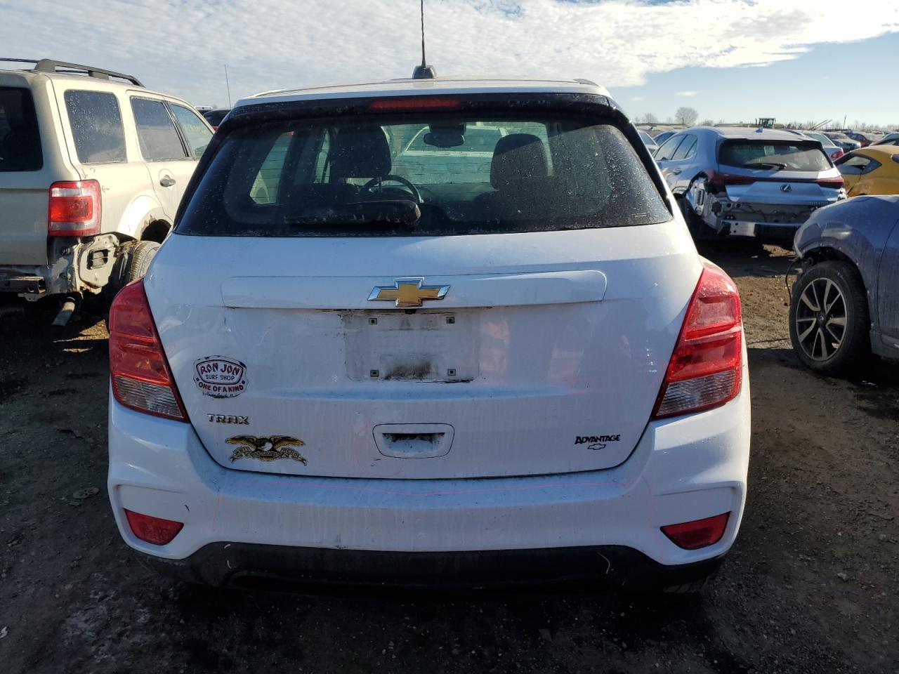 2019 Chevrolet Trax VIN 3GNCJKSB5KL131474 Copart auction photo, front end / undercarriage damage thumbnail 6