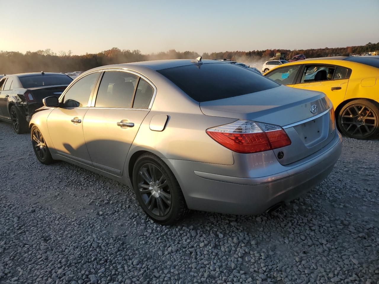 2009 Hyundai Genesis VIN KMHGC46F99U038031 Copart auction photo, front end damage thumbnail 2
