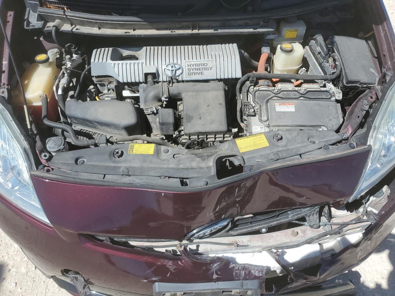 2013 Toyota Prius VIN JTDKN3DUXD5599751 Copart auction photo, front end / minor dent/scratches damage thumbnail 11