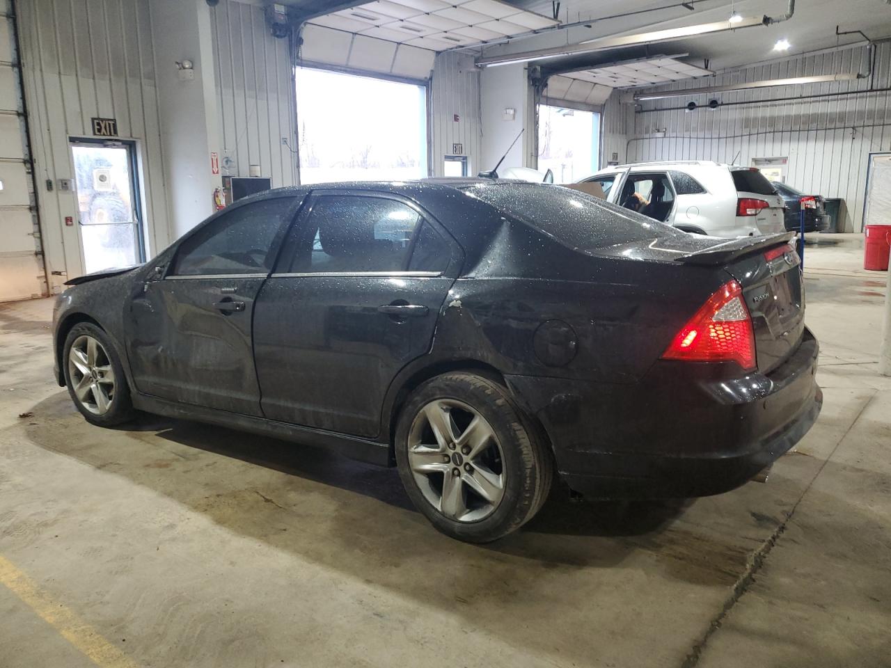2012 Ford Fusion VIN 3FAHP0KC9CR308770 Copart auction photo, front end / side damage thumbnail 2