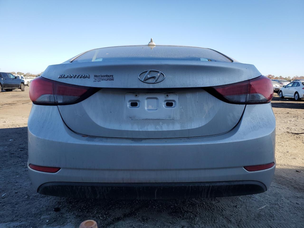 2016 Hyundai Elantra VIN 5NPDH4AE0GH683794 Copart auction photo, front end / minor dent/scratches damage thumbnail 6