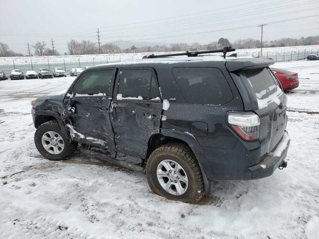 2018 Toyota 4Runner VIN JTEBU5JR7J5539142 Copart auction photo, side / rear end damage thumbnail 2