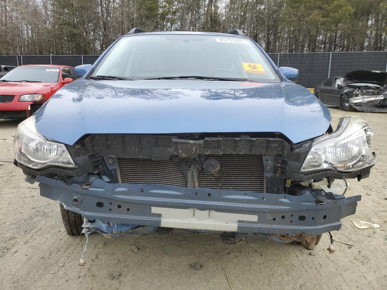 2016 Subaru XV VIN JF2GPABC2G8205906 Copart auction photo, front end / undercarriage damage thumbnail 5