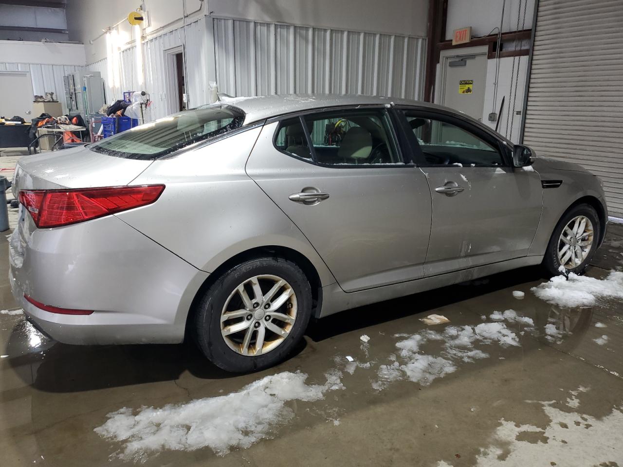 2012 KIA Optima VIN KNAGM4A72C5289960 Copart auction photo, vandalism damage thumbnail 3
