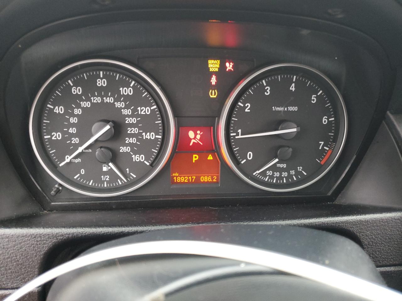 2014 BMW X1 VIN WBAVL1C51EVY20301 Copart auction photo, rear end damage thumbnail 9