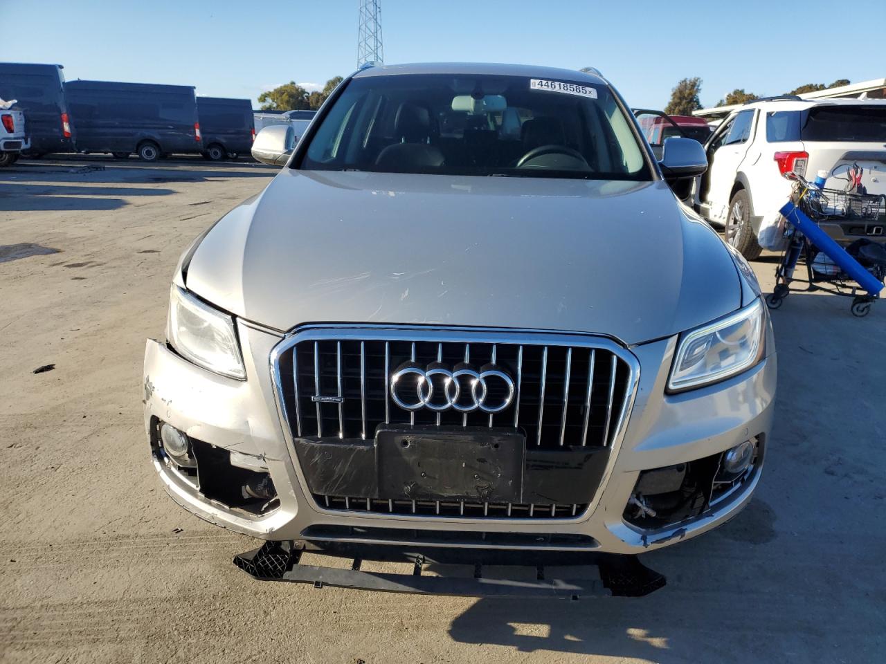 2013 Audi Q5 VIN WA1LFAFP0DA085180 Copart auction photo, front end damage thumbnail 5