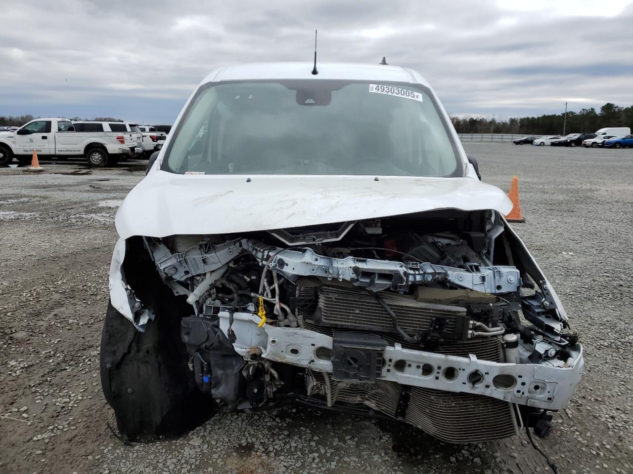 2022 Ford Transit VIN NM0LS6S29N1535027 Copart auction photo, front end / undercarriage damage thumbnail 5