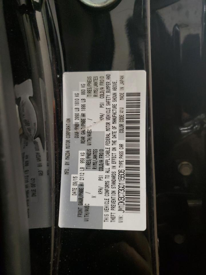 2016 Mazda CX-3 VIN JM1DKBC73G0115606 Copart auction photo, front end / rear end damage thumbnail 12