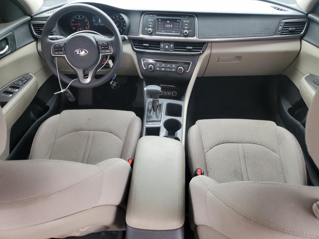 2017 KIA Optima VIN KNAGT4L33H5157391 Copart auction photo, front end damage thumbnail 8