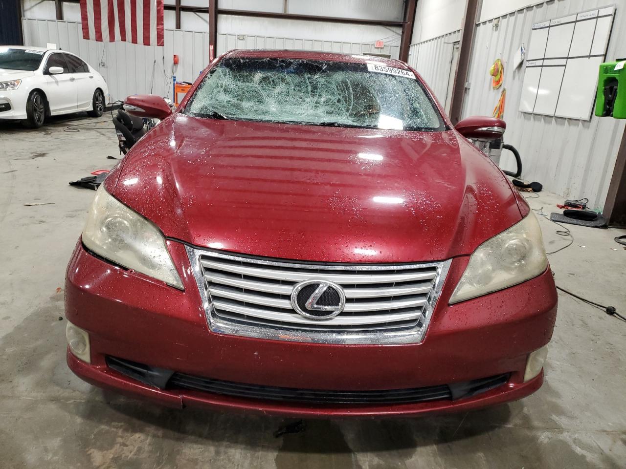 2010 Lexus ES VIN JTHBK1EG5A2361789 Copart auction photo, vandalism damage thumbnail 5