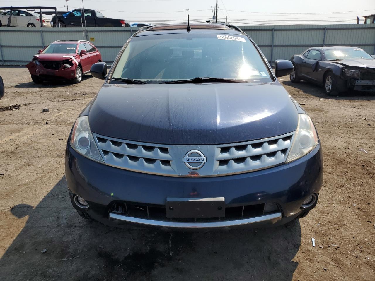 2007 Nissan Murano VIN JN8AZ08W87W633103 Copart auction photo, side damage thumbnail 5