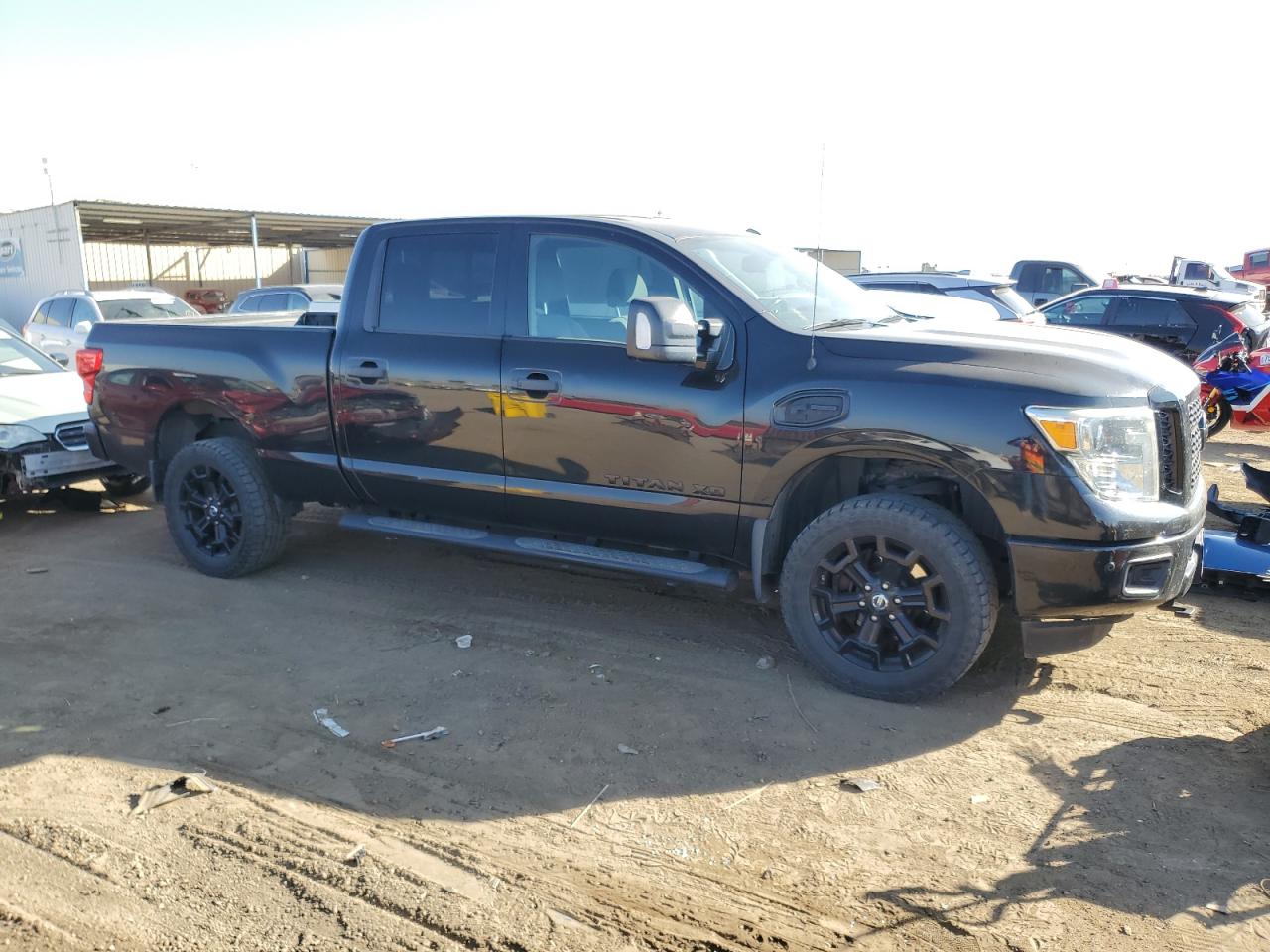 2018 Nissan Titan VIN 1N6BA1F40JN542870 Copart auction photo, unknown damage thumbnail 4