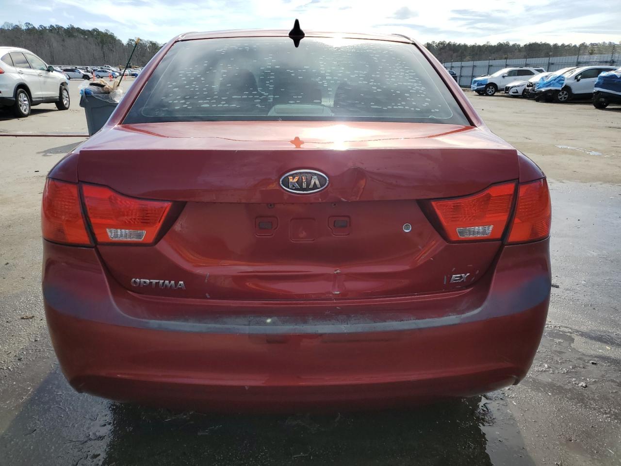 2010 KIA Optima VIN KNAGH4A86A5452488 Copart auction photo, rear end damage thumbnail 6