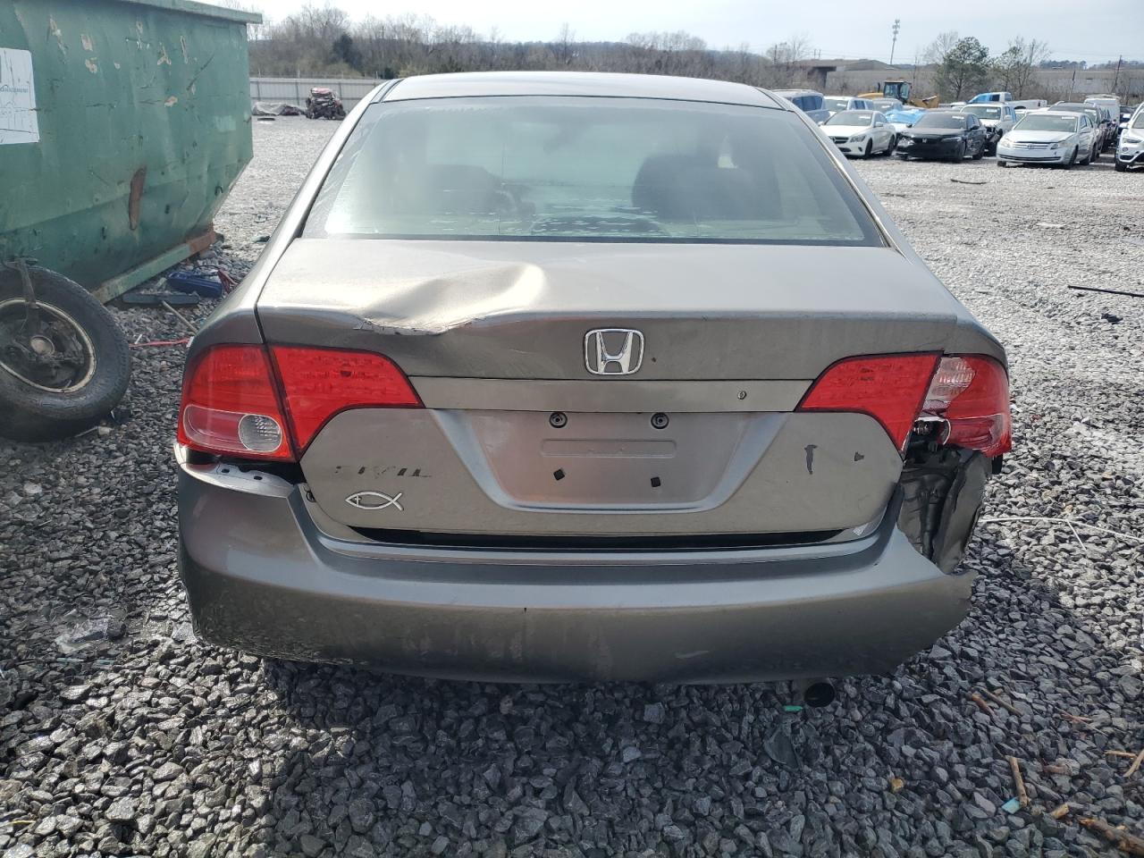 2007 Honda Civic VIN 1HGFA16537L046500 Copart auction photo, all over damage thumbnail 6