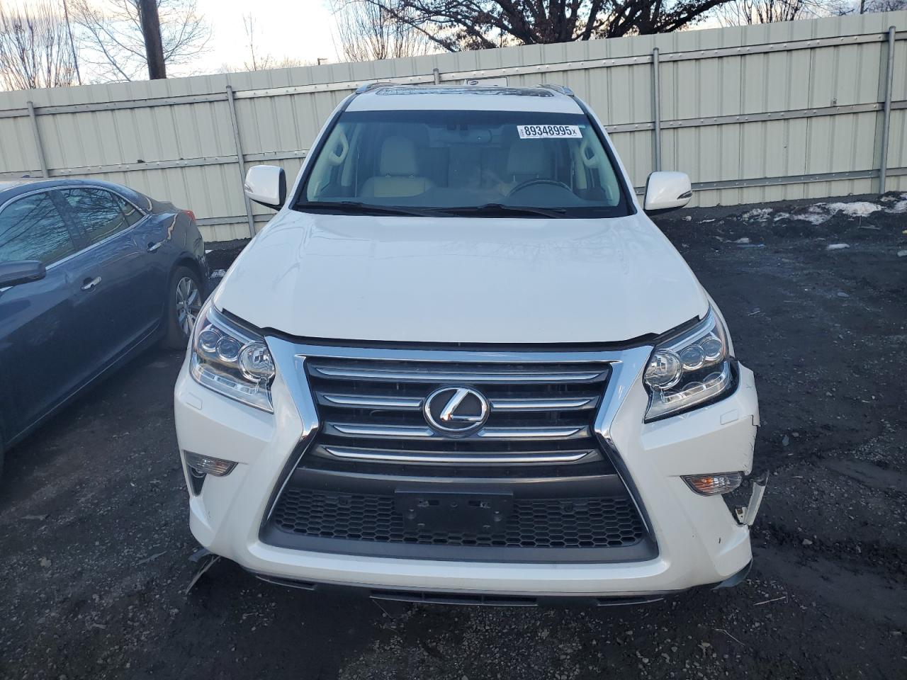 2019 Lexus GX VIN JTJBM7FX4K5220934 Copart auction photo, front end / side damage thumbnail 5