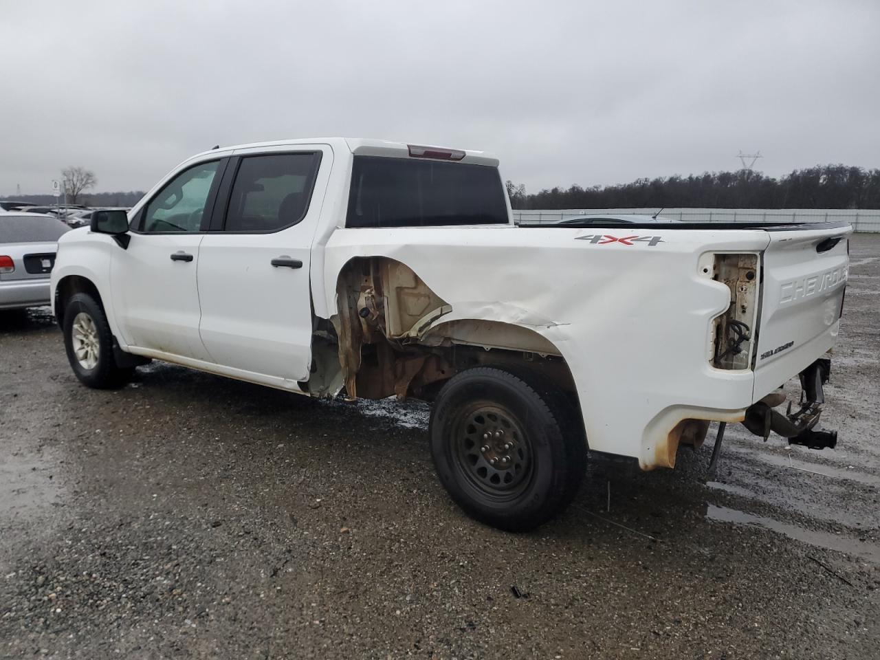 2022 Chevrolet Silverado VIN 3GCPDAEK9NG640617 Copart auction photo, rear end damage thumbnail 2