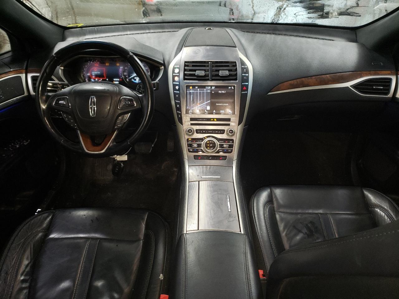 2018 Lincoln MKZ VIN 3LN6L5D94JR604607 Copart auction photo, side damage thumbnail 8