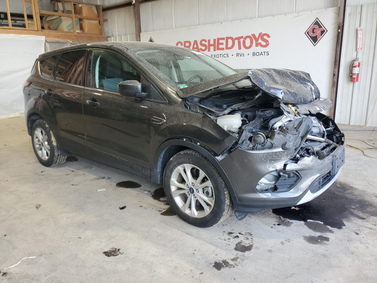 2017 Ford Escape VIN 1FMCU9GDXHUE47272 Copart auction photo, front end damage thumbnail 4