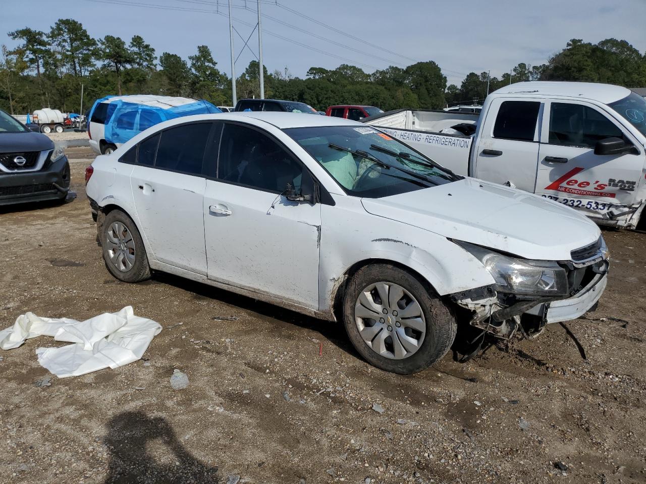 2016 Chevrolet Cruze VIN 1G1PC5SH4G7168885 Copart auction photo, all over damage thumbnail 4