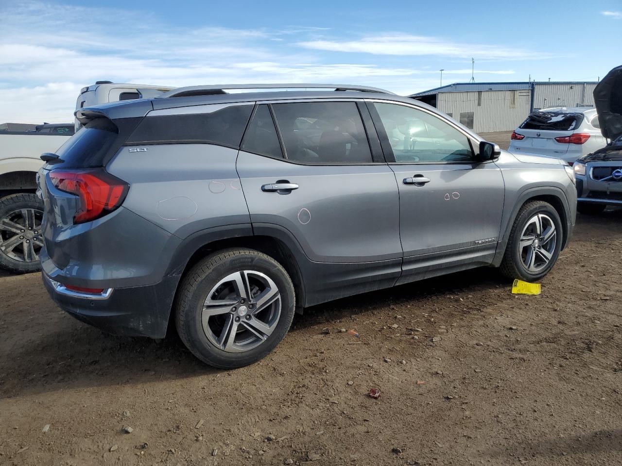 2020 GMC Terrain VIN 3GKALPEV3LL300619 Copart auction photo, side / front end damage thumbnail 3