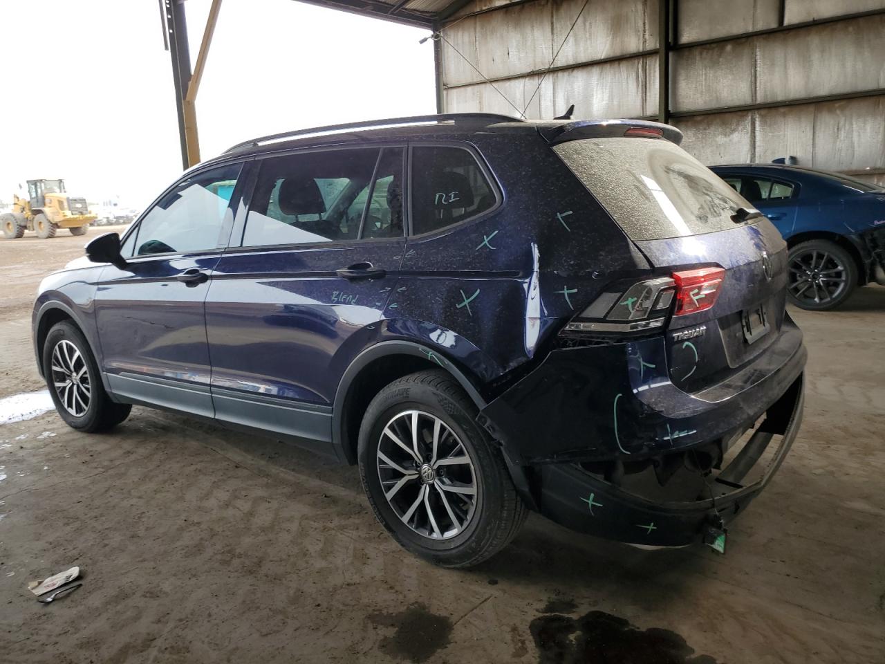 2021 Volkswagen Tiguan VIN 3VV1B7AX2MM030298 Copart auction photo, rear end damage thumbnail 2