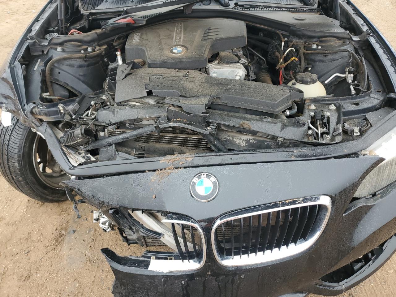2014 BMW 2er VIN WBA1F5C5XEVV99178 Copart auction photo, front end damage thumbnail 11