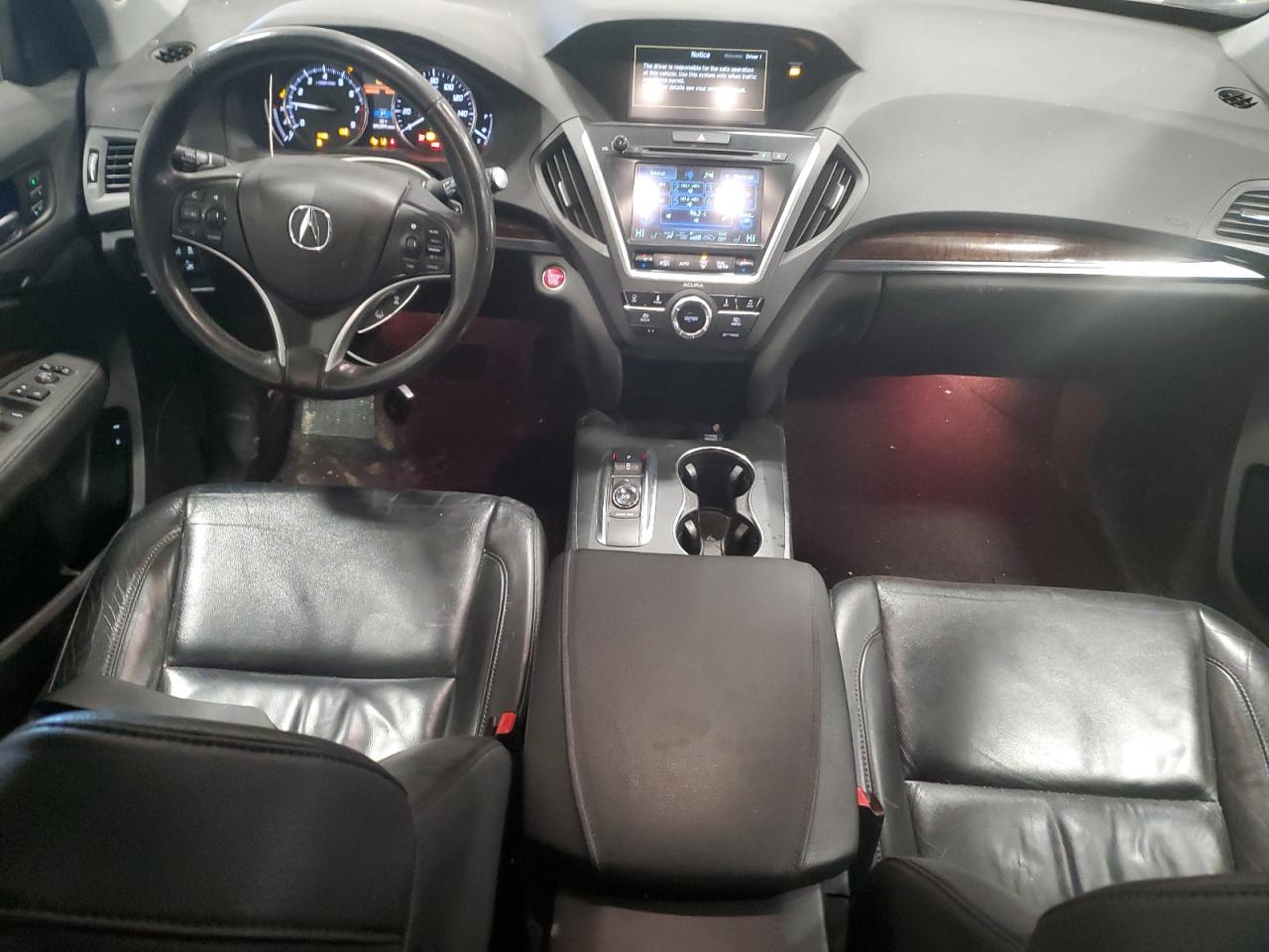 2017 Acura MDX VIN 5FRYD4H5XHB038779 Copart auction photo, front end damage thumbnail 8