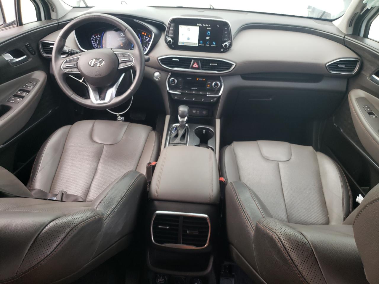 2020 Hyundai Santa Fe VIN 5NMS53AA0LH239118 Copart auction photo, side / front end damage thumbnail 8