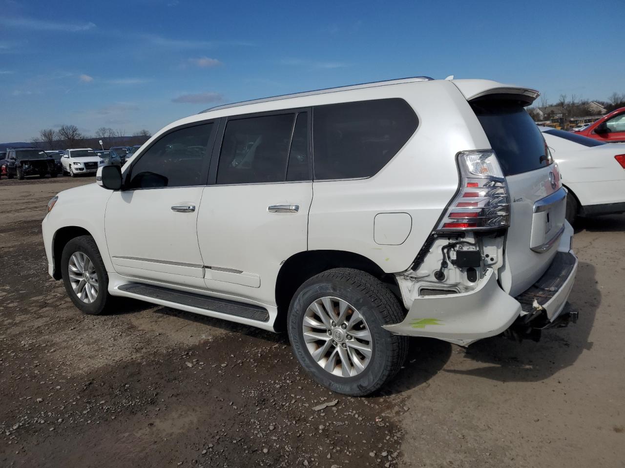 2014 Lexus GX VIN JTJBM7FX1E5077347 Copart auction photo, rear end damage thumbnail 2