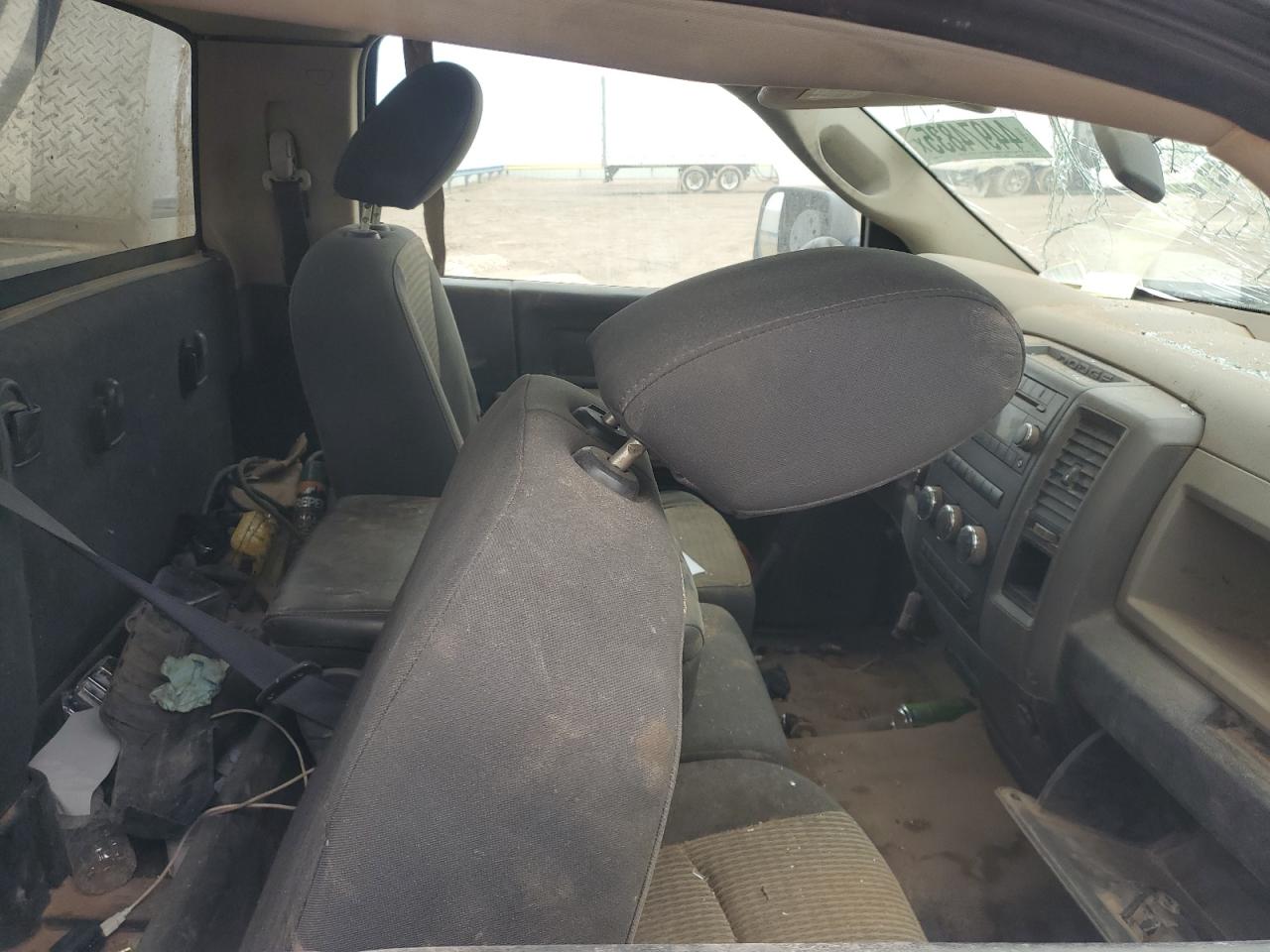 2012 Dodge RAM VIN 3C7WDLBL9CG340239 Copart auction photo, rollover / side damage thumbnail 10