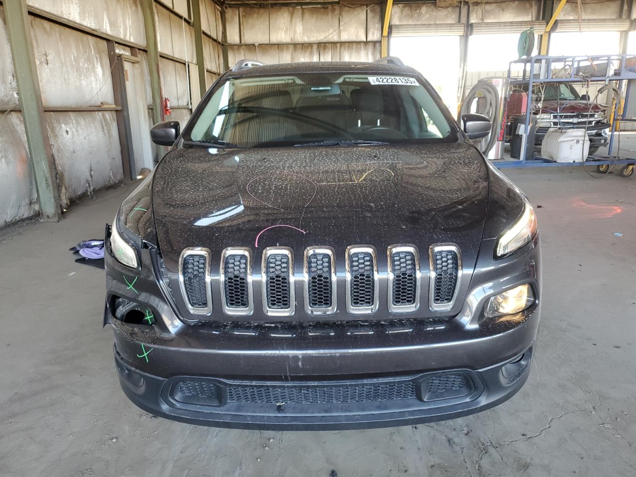 2015 Jeep Grand Cherokee VIN 1C4PJLCB1FW536519 Copart auction photo, front end damage thumbnail 5