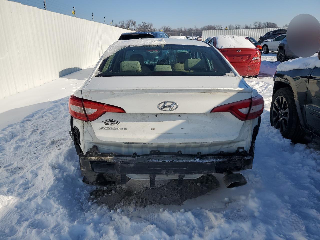 2017 Hyundai Sonata VIN 5NPE24AF3HH549815 Copart auction photo, all over damage thumbnail 6
