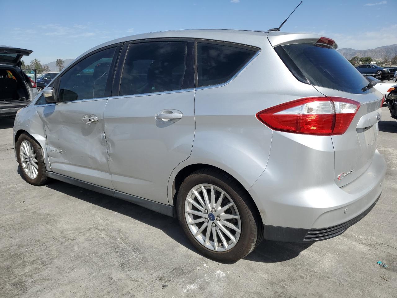2014 Ford C-MAX VIN 1FADP5BU6EL521326 Copart auction photo, side / front end damage thumbnail 2