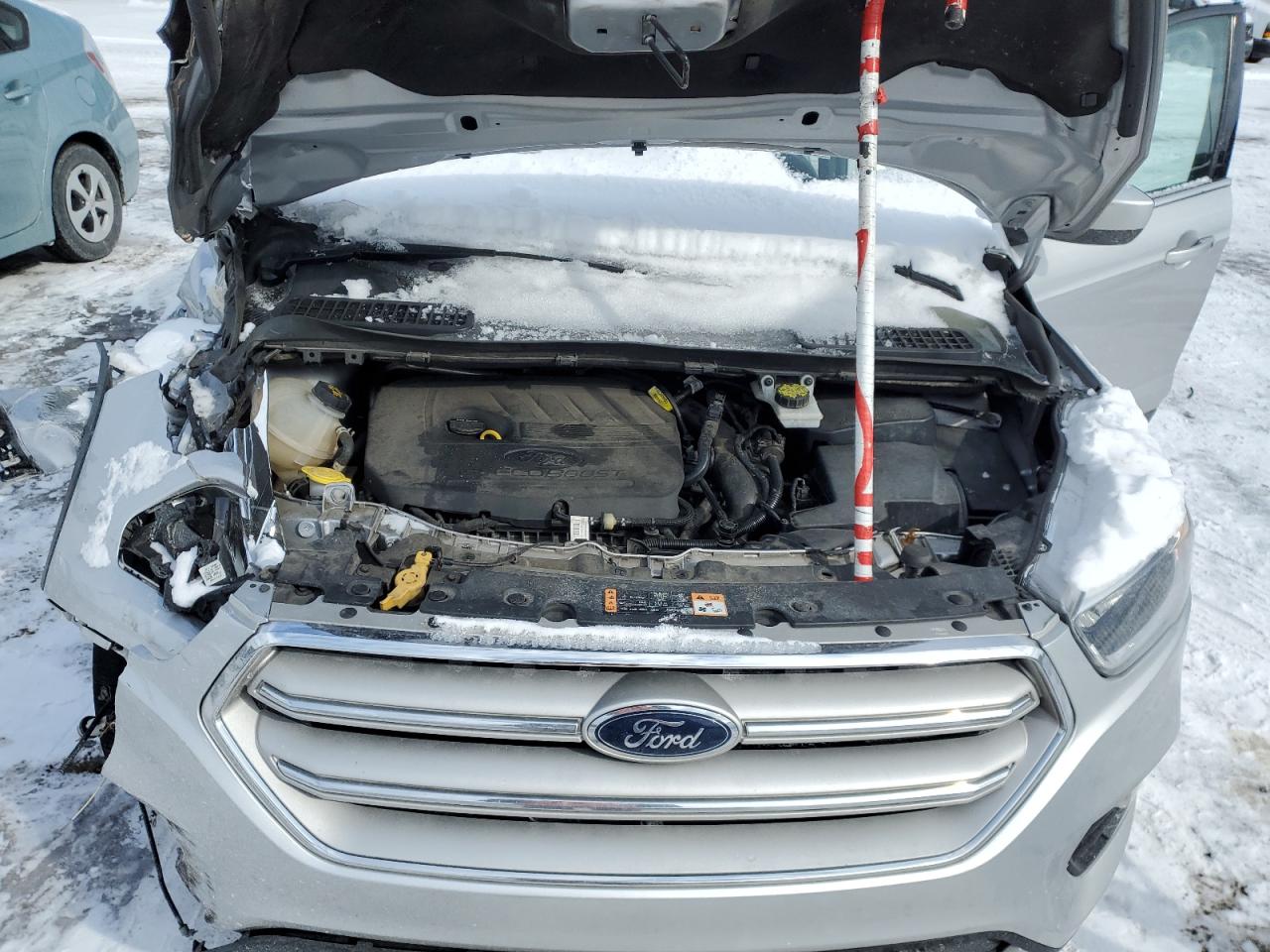 2018 Ford Escape VIN 1FMCU0GD7JUC88518 Copart auction photo, front end damage thumbnail 12