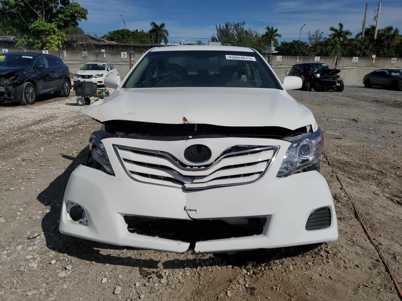 2011 Toyota Camry VIN 4T4BF3EK7BR181534 Copart auction photo, front end / side damage thumbnail 5