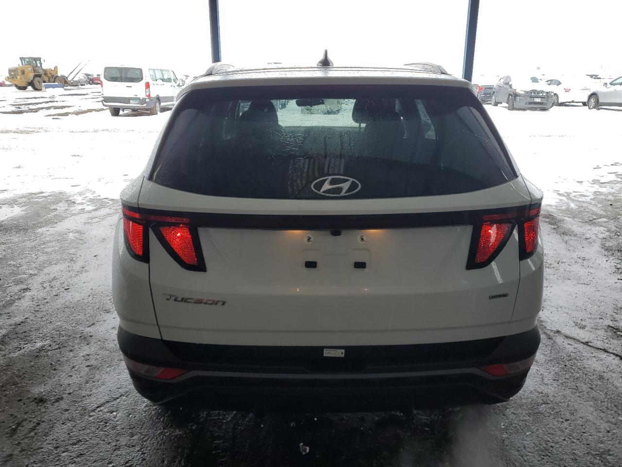 2024 Hyundai Tucson VIN 5NMJBCDE2RH406932 Copart auction photo, side / front end damage thumbnail 6