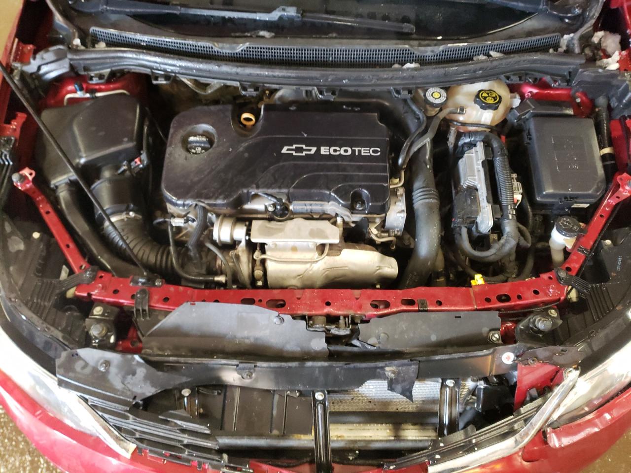 2017 Chevrolet Cruze VIN 3G1BE5SMXHS566591 Copart auction photo, front end / side damage thumbnail 11