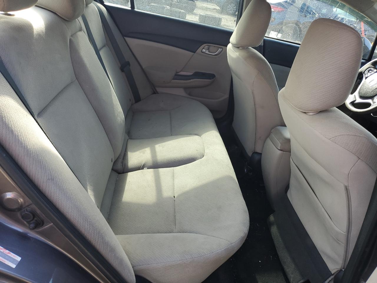 2013 Honda Civic VIN 19XFB2F50DE292314 Copart auction photo, rear end / front end damage thumbnail 10