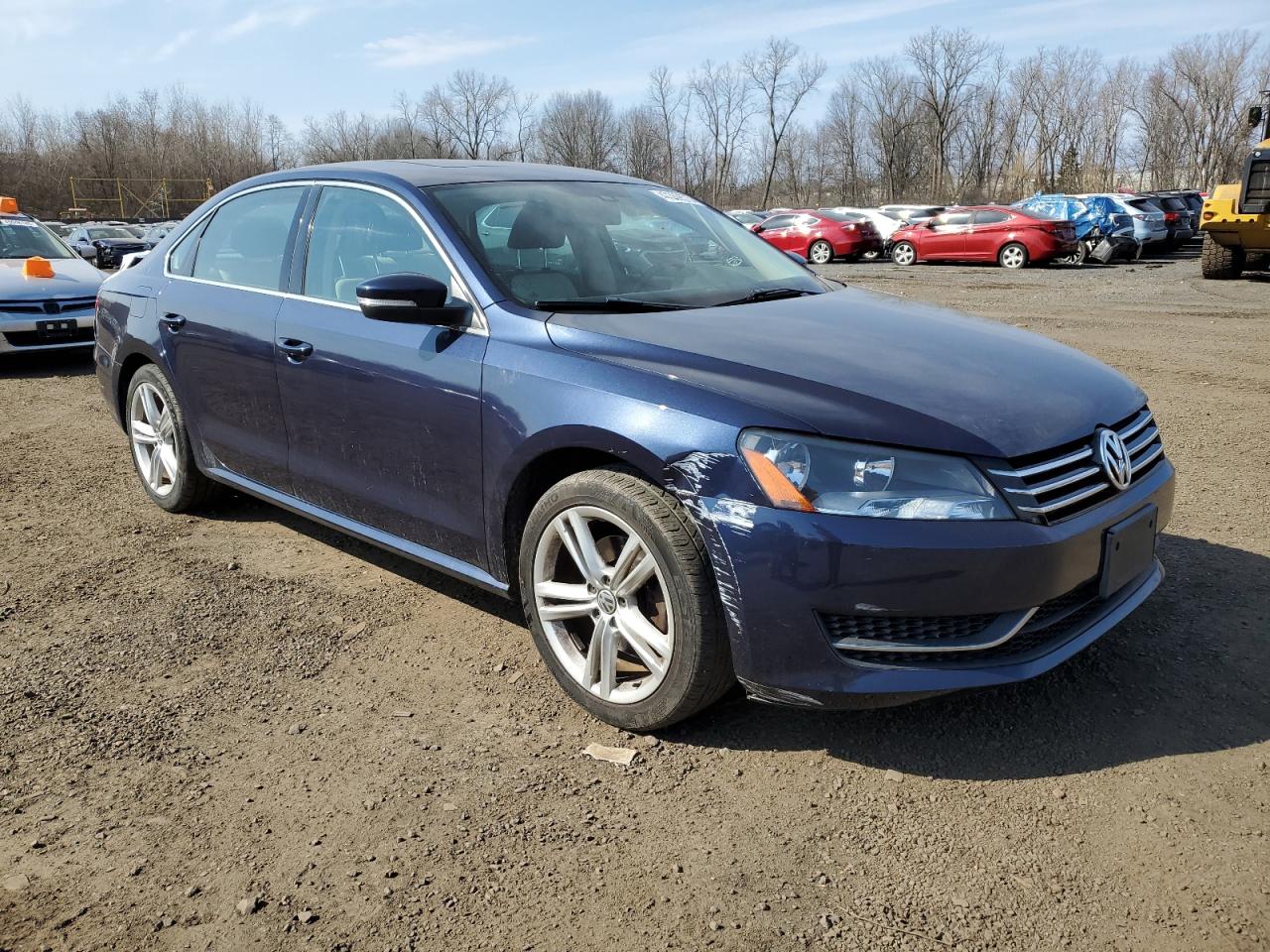 2014 Volkswagen Passat VIN 1VWBT7A34EC109582 Copart auction photo, rear end / front end damage thumbnail 4