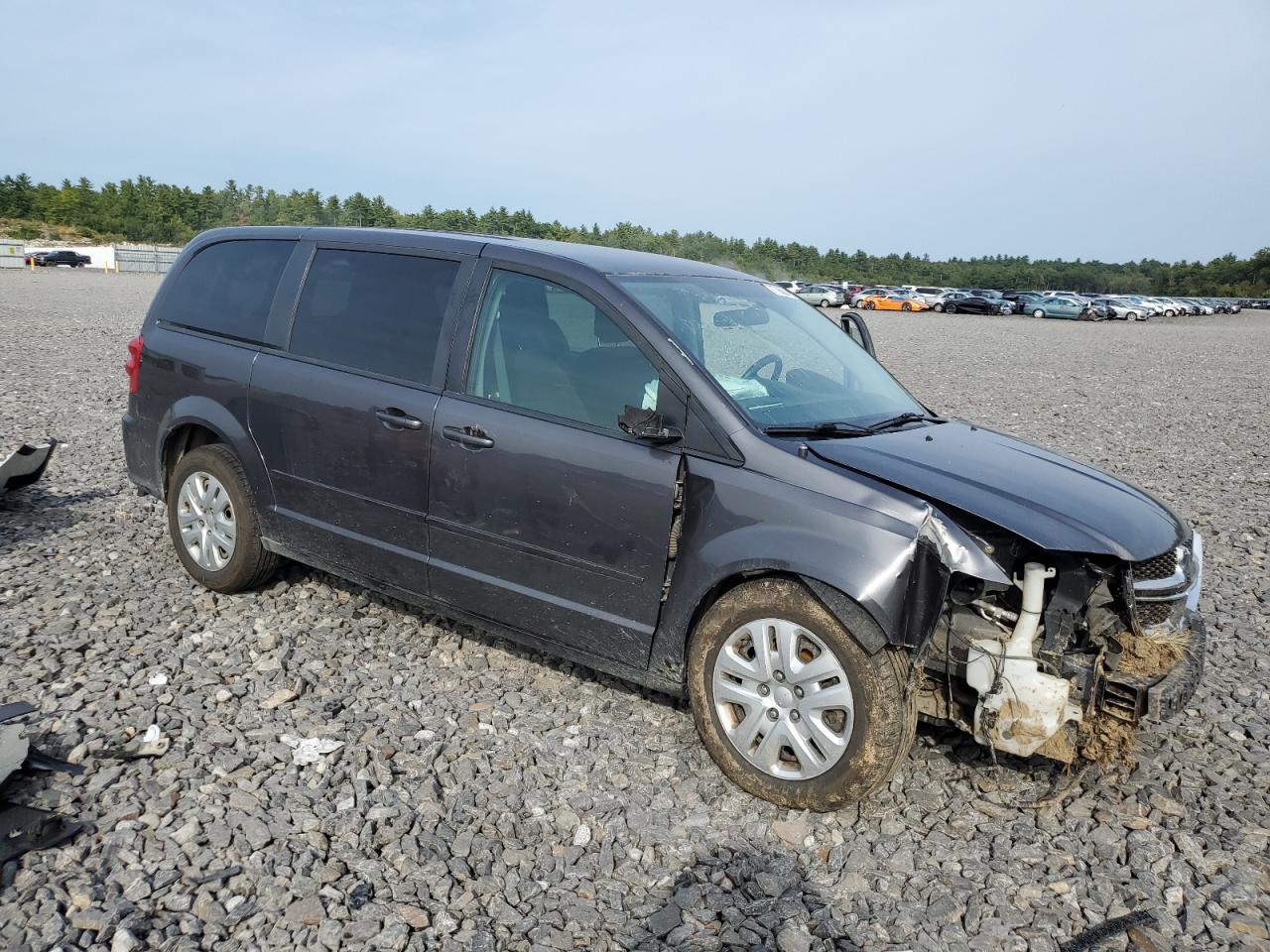 2017 Dodge Caravan VIN 2C4RDGBG4HR640521 Copart auction photo, front end damage thumbnail 4